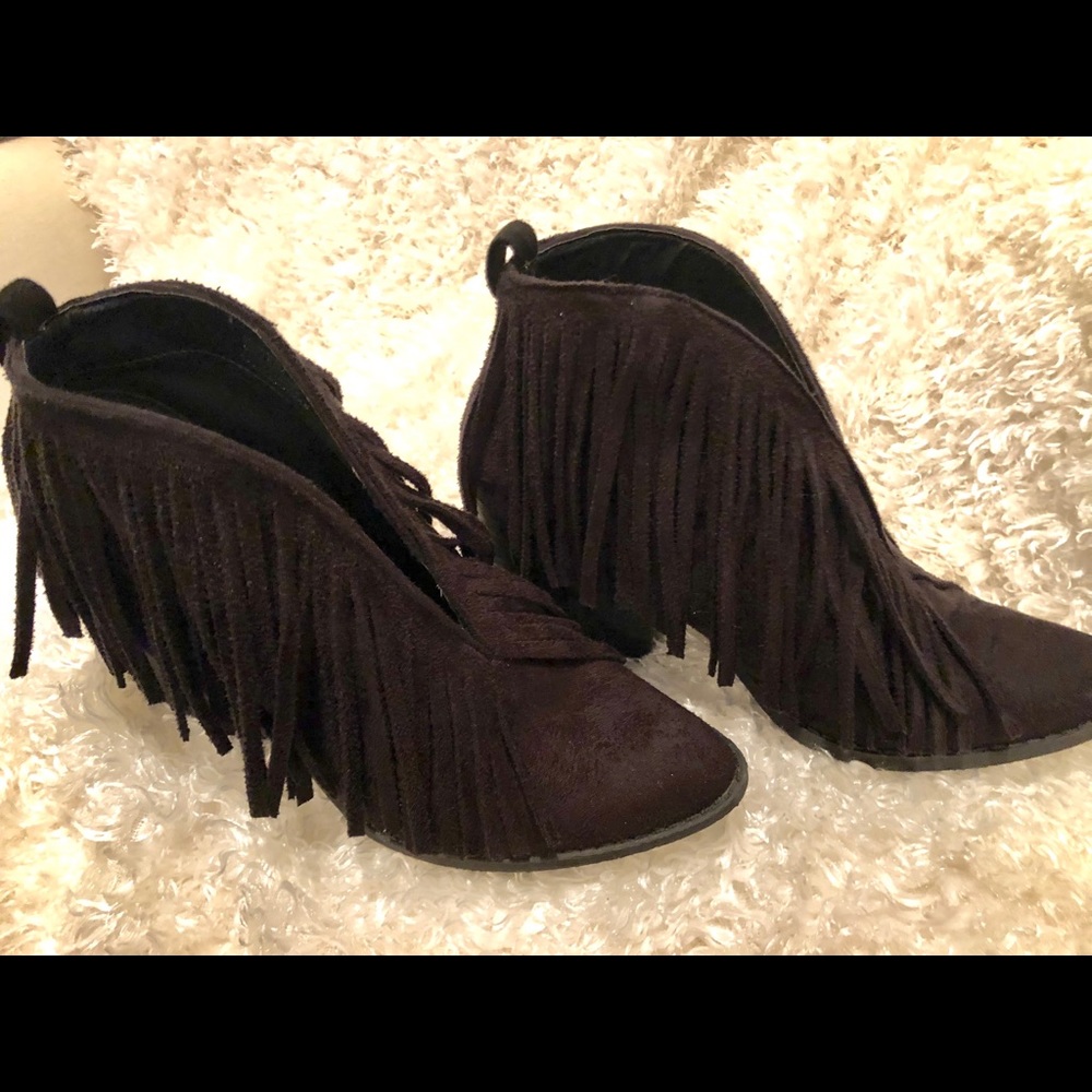 Fringe Booties - Picture 2 of 2